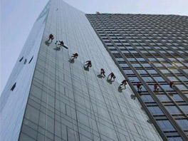 鷹隆環境外墻清洗步驟及工作流程!